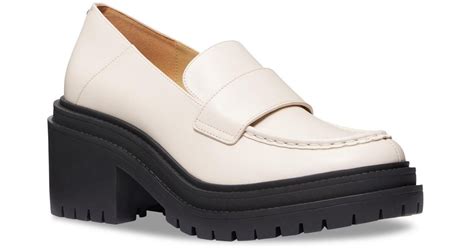 michael kors women's loafers|Michael Kors rocco heeled loafer.